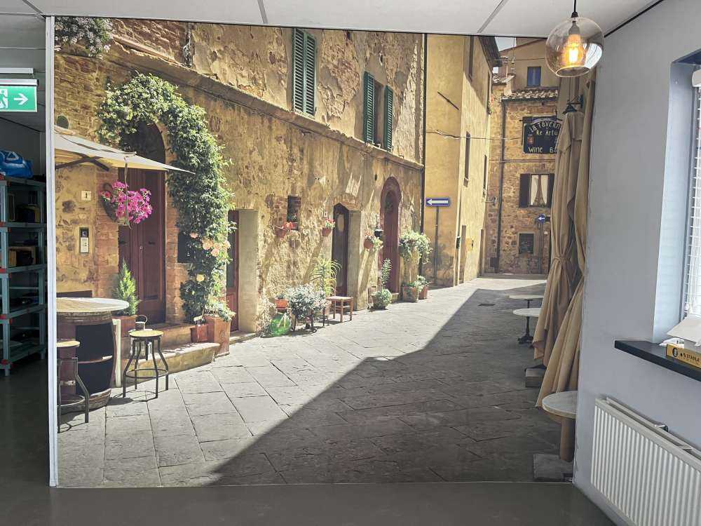 Terraces in old street