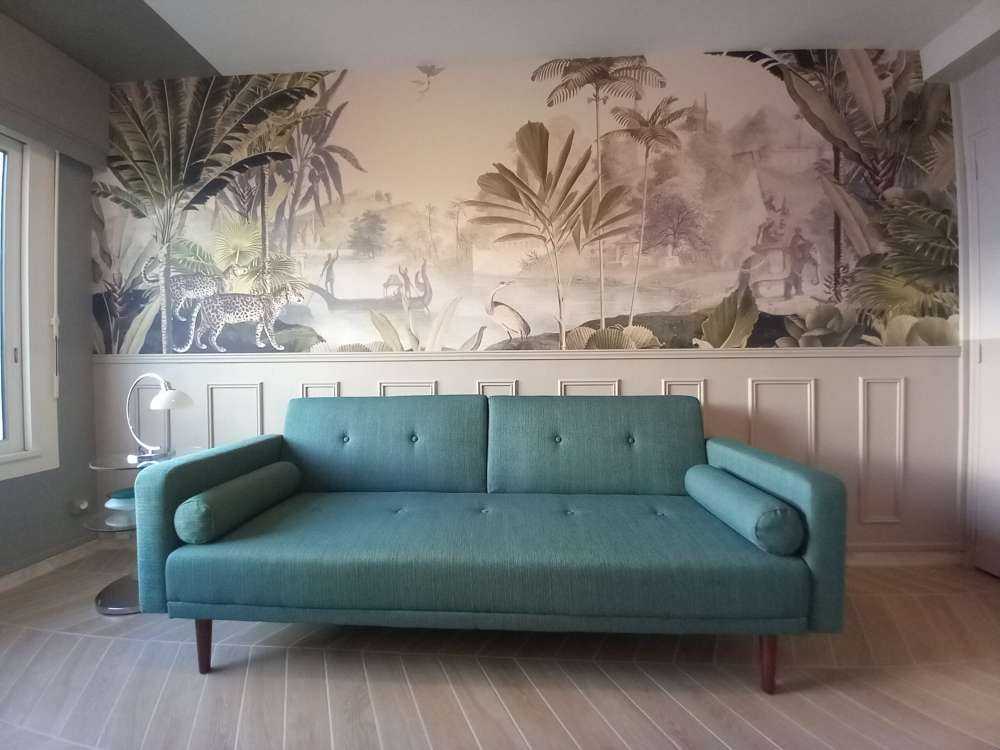 Leopard Landscape - Sepia