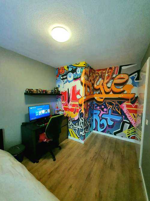 Graffiti text 