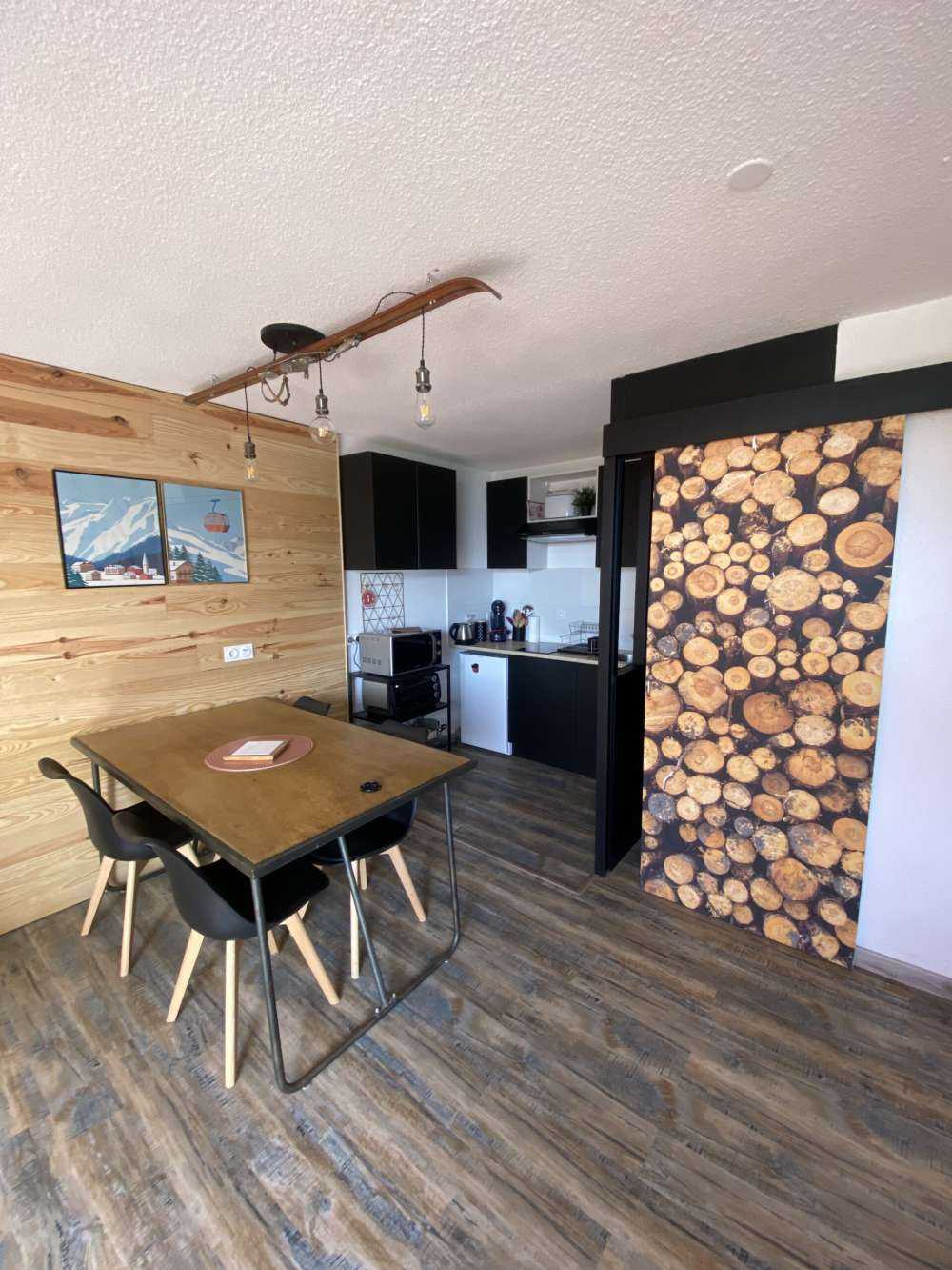 Stacked wood