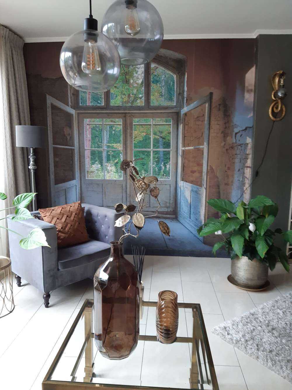 Deserted house by the forest