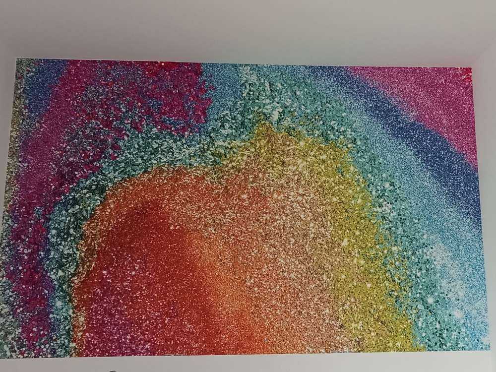 Rainbow glitters