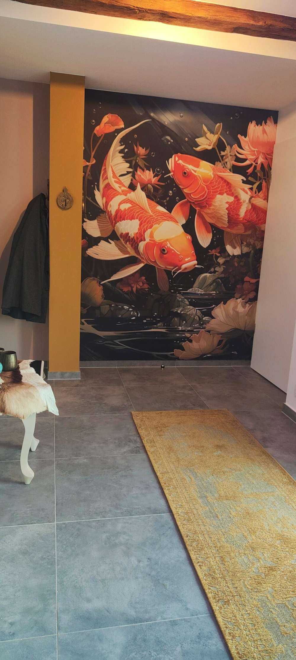 Koi and Blossom Dance