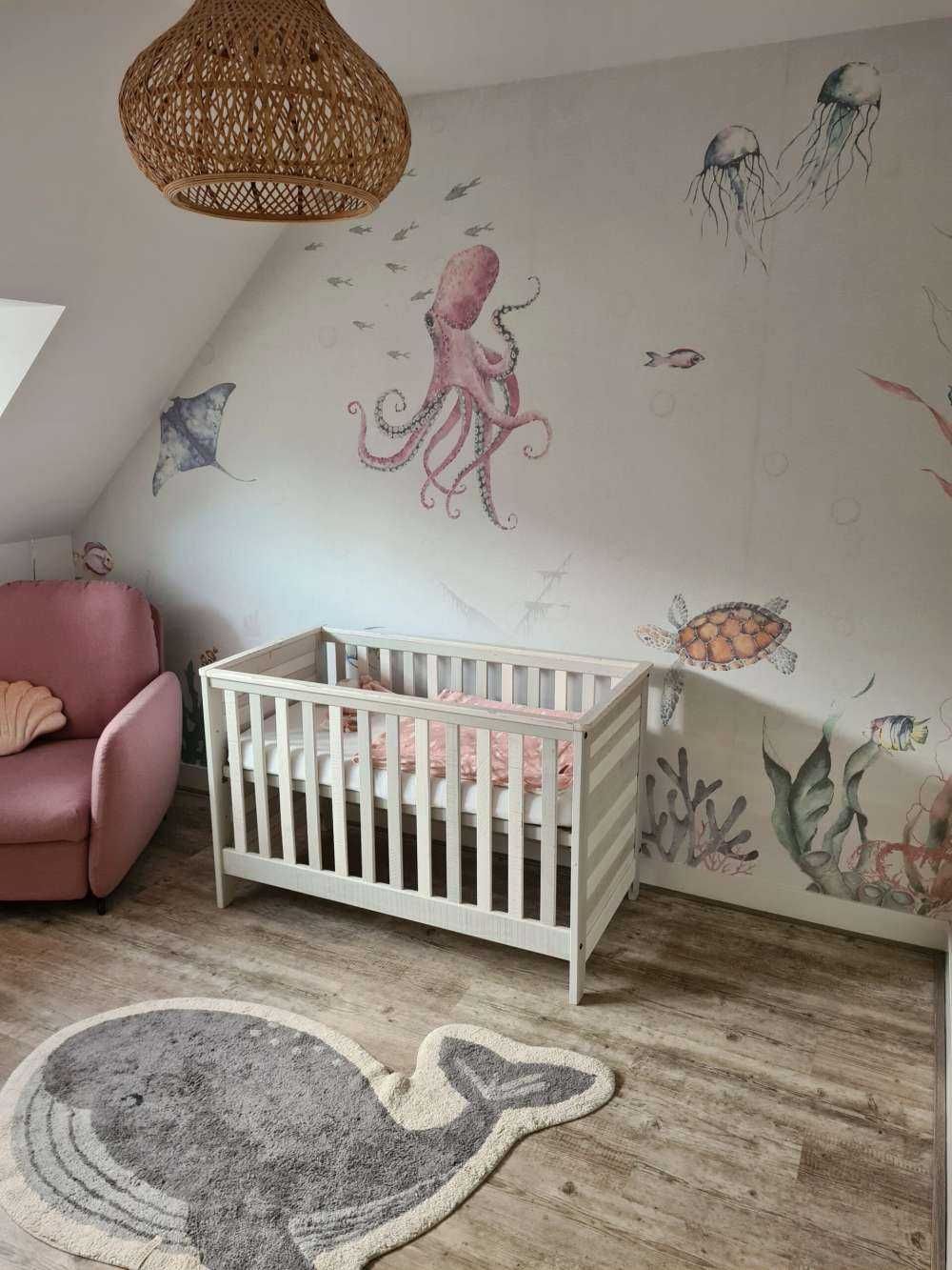 Underwater world of water paints