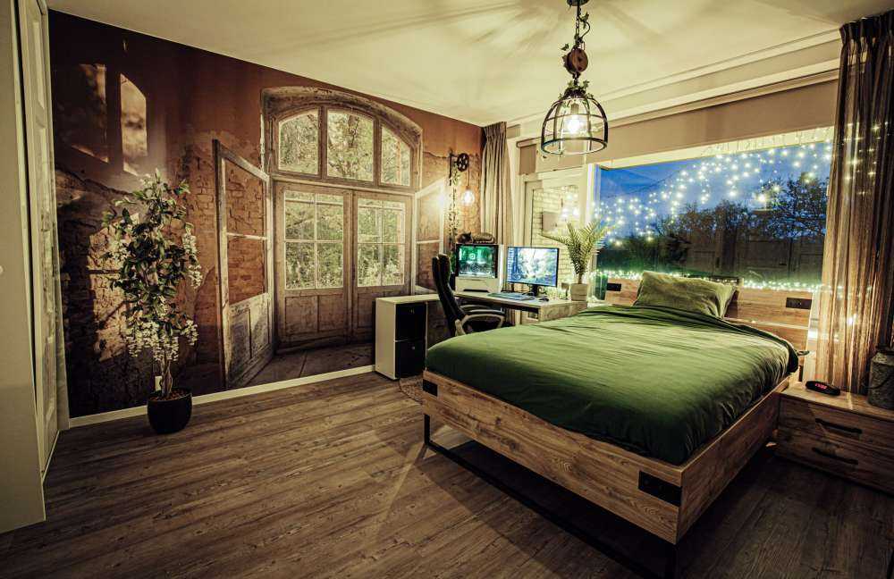 Deserted house by the forest