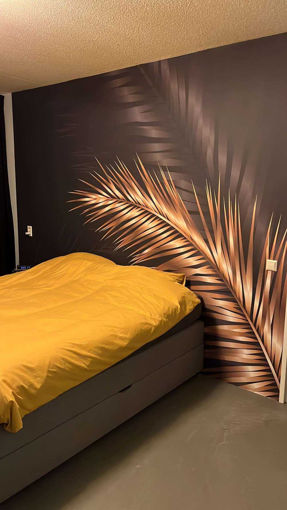 Ornamental palm leaves