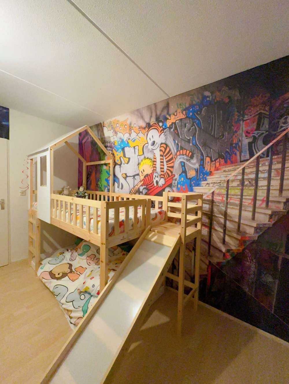 Graffiti with stairs