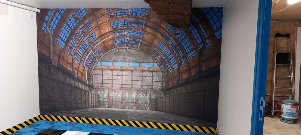 Vintage factory hall