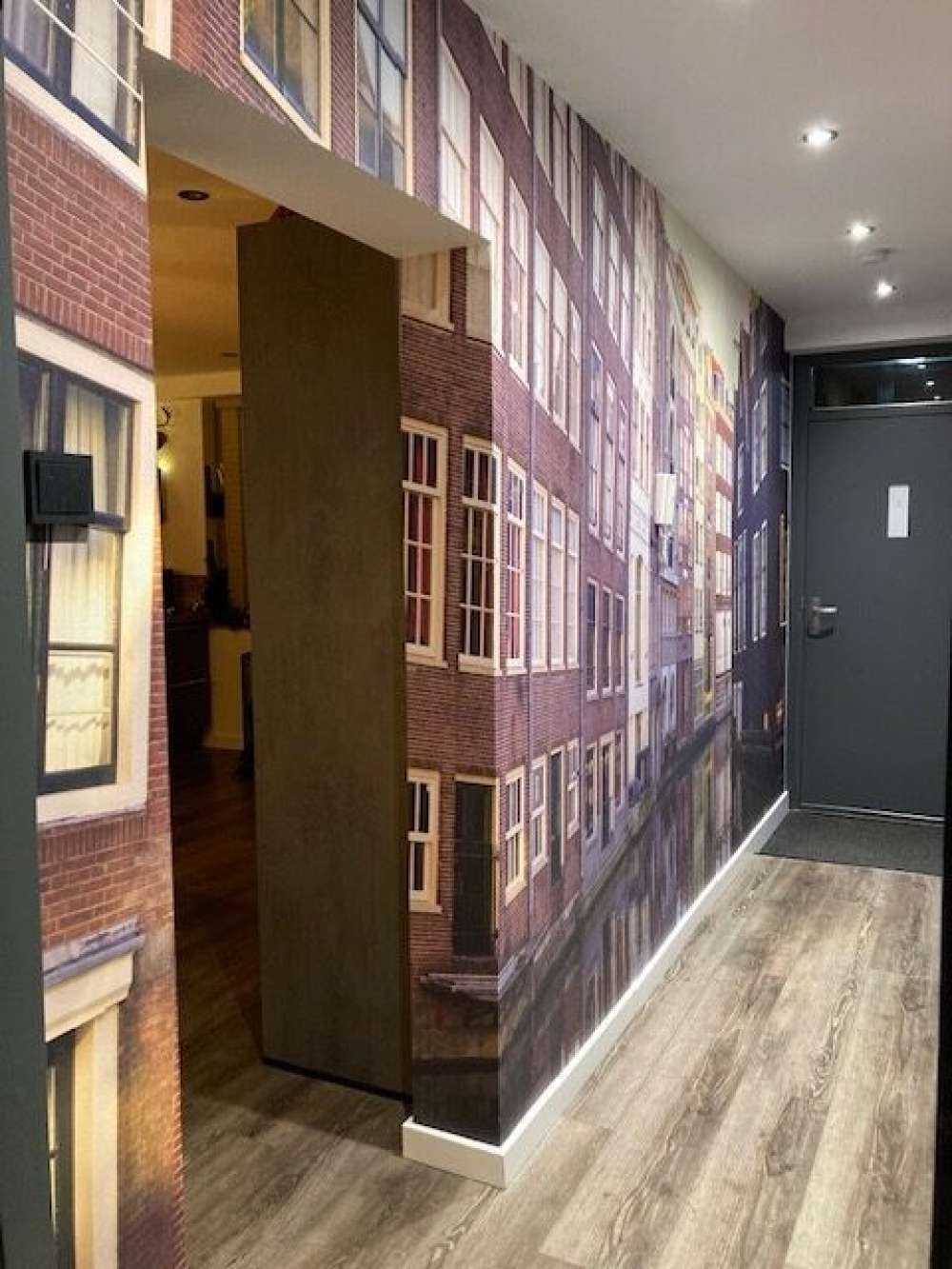 Amsterdam houses on the canal