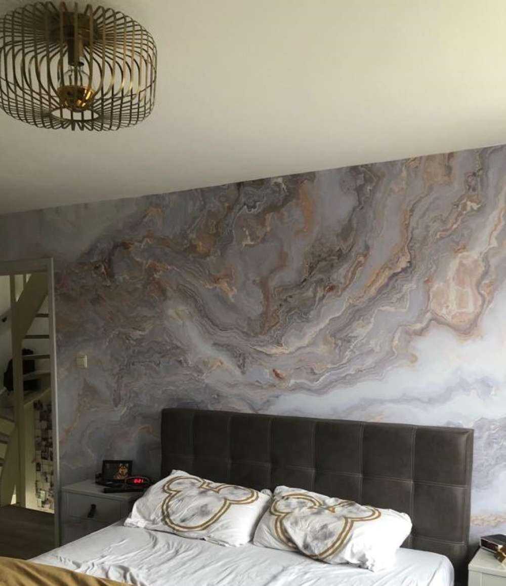 Colourful marble