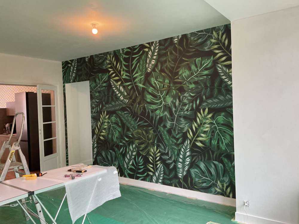 Green leaves illustration