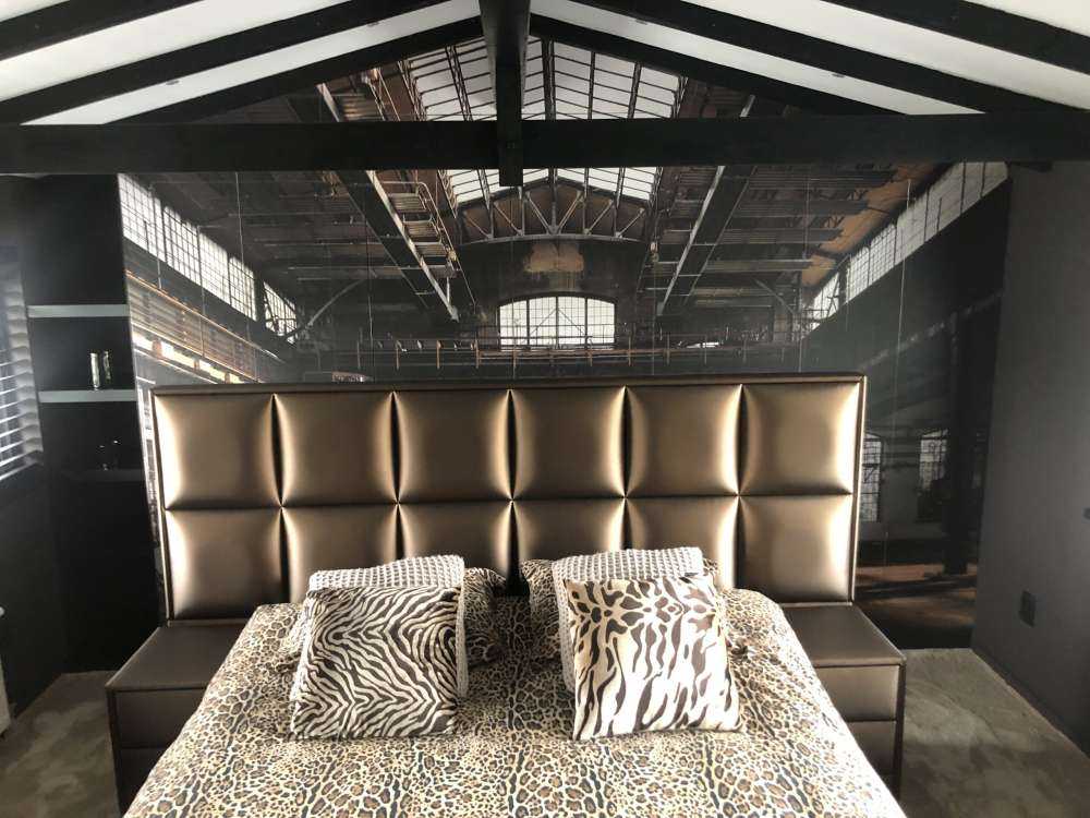 Abandoned industrial hall