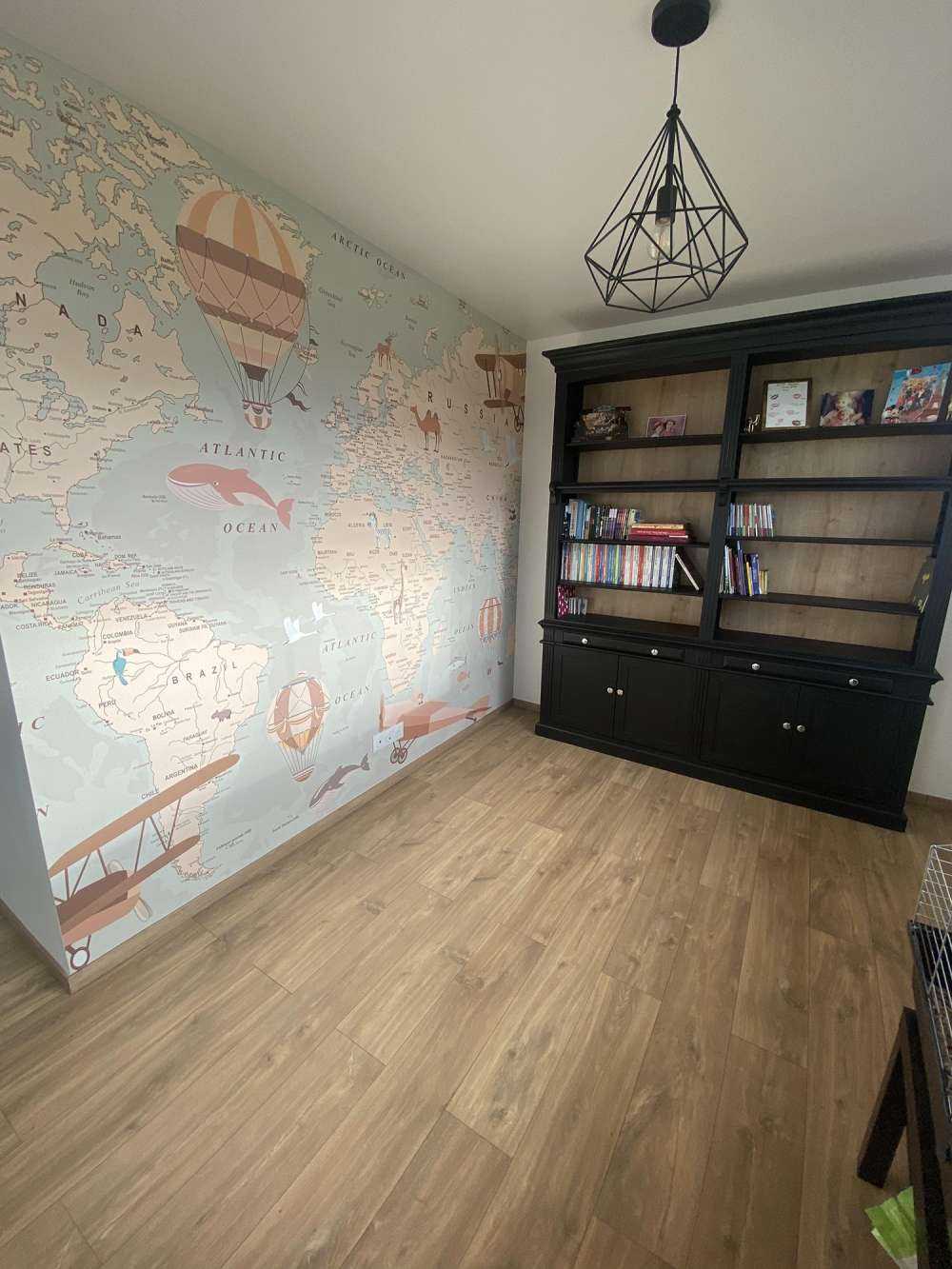 Beige world map