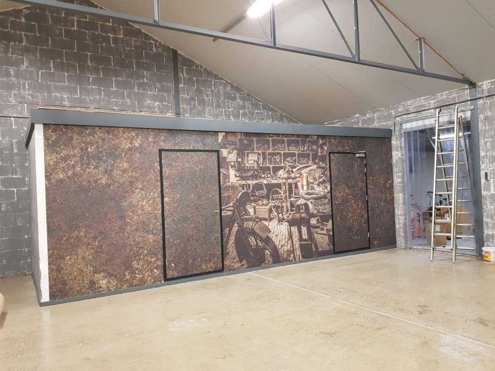 Old engine workshop