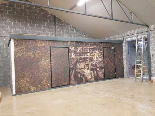 Old engine workshop