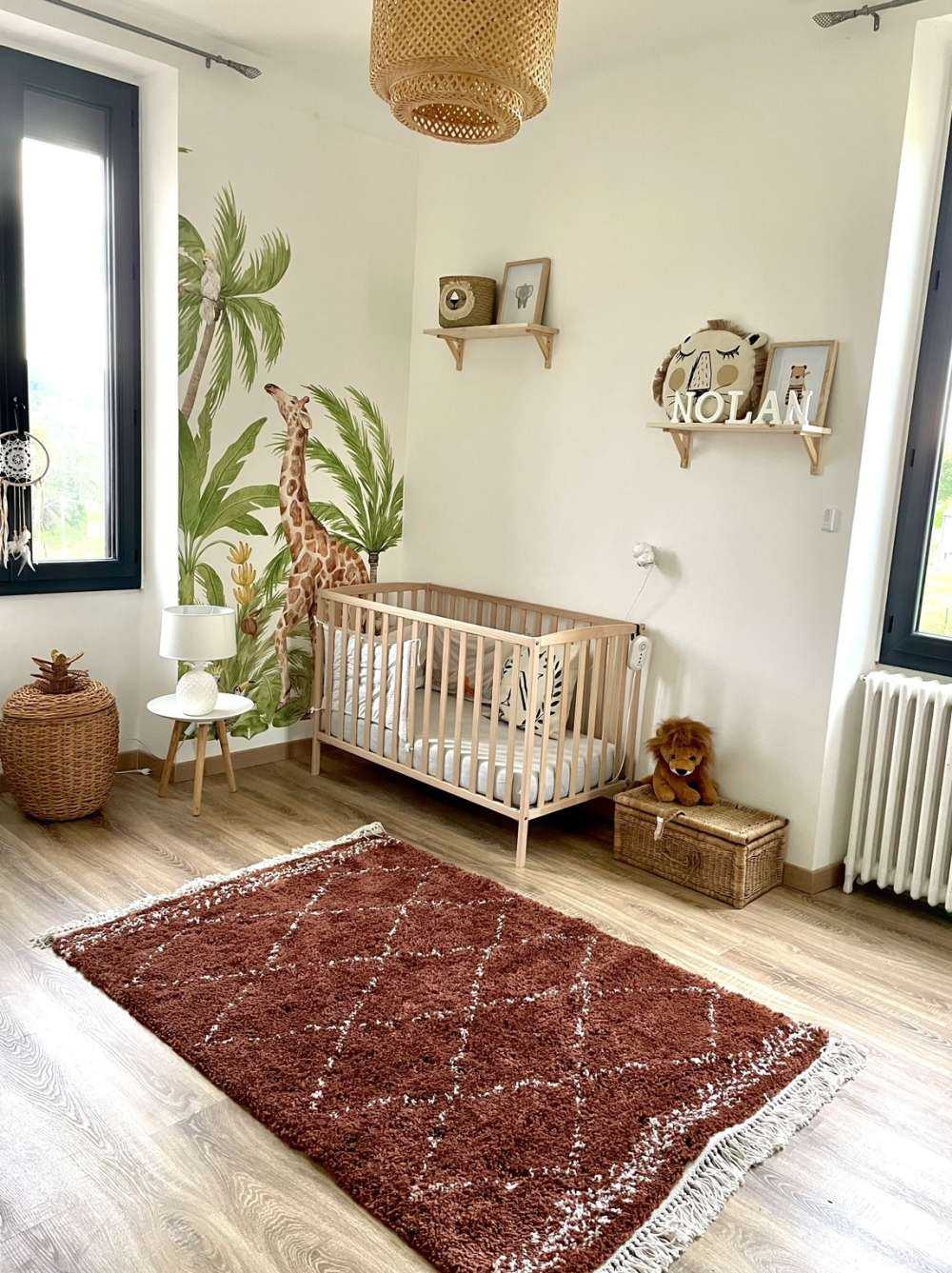 Watercolour jungle animals