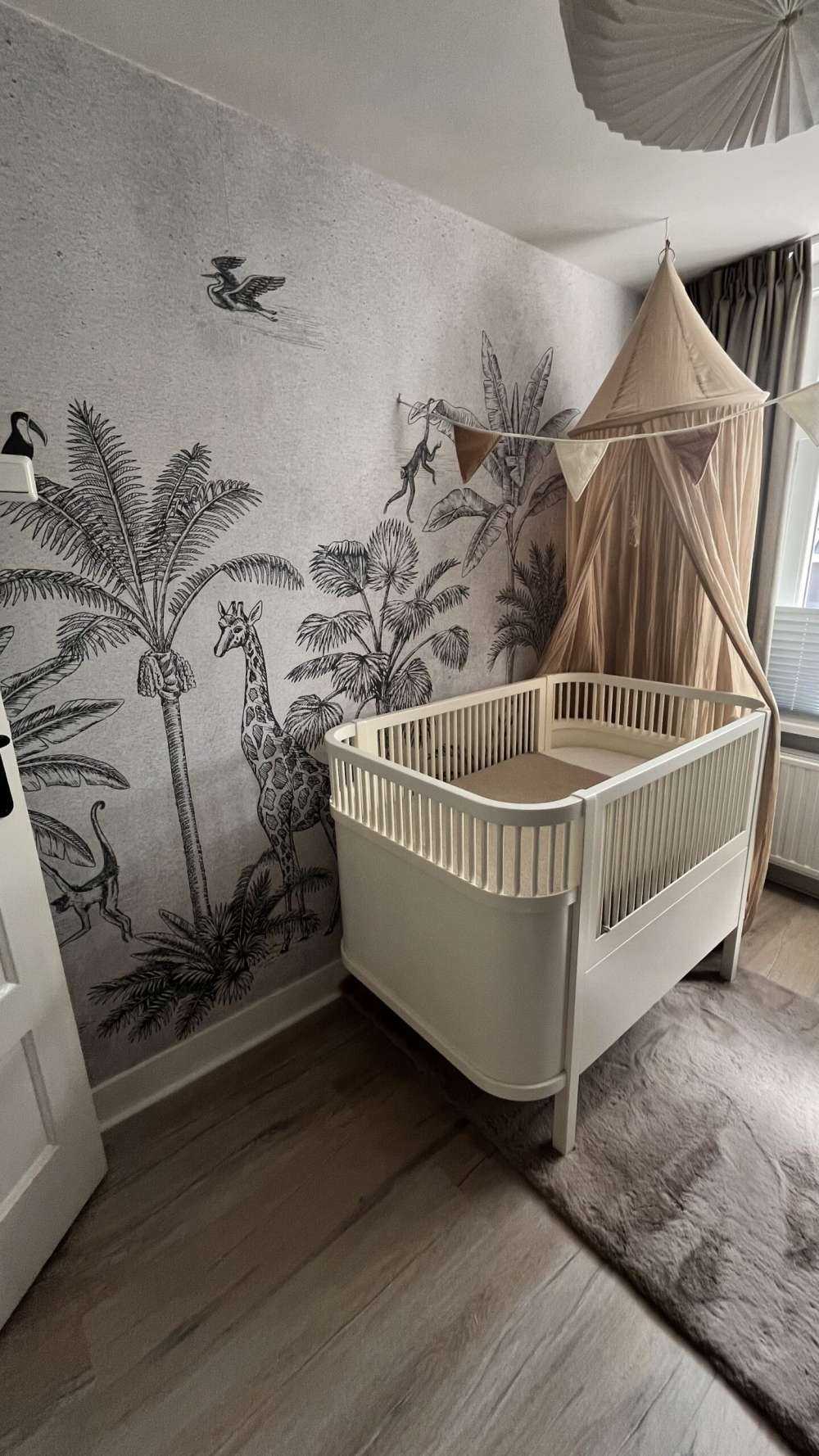 Tropical animal jungle gray