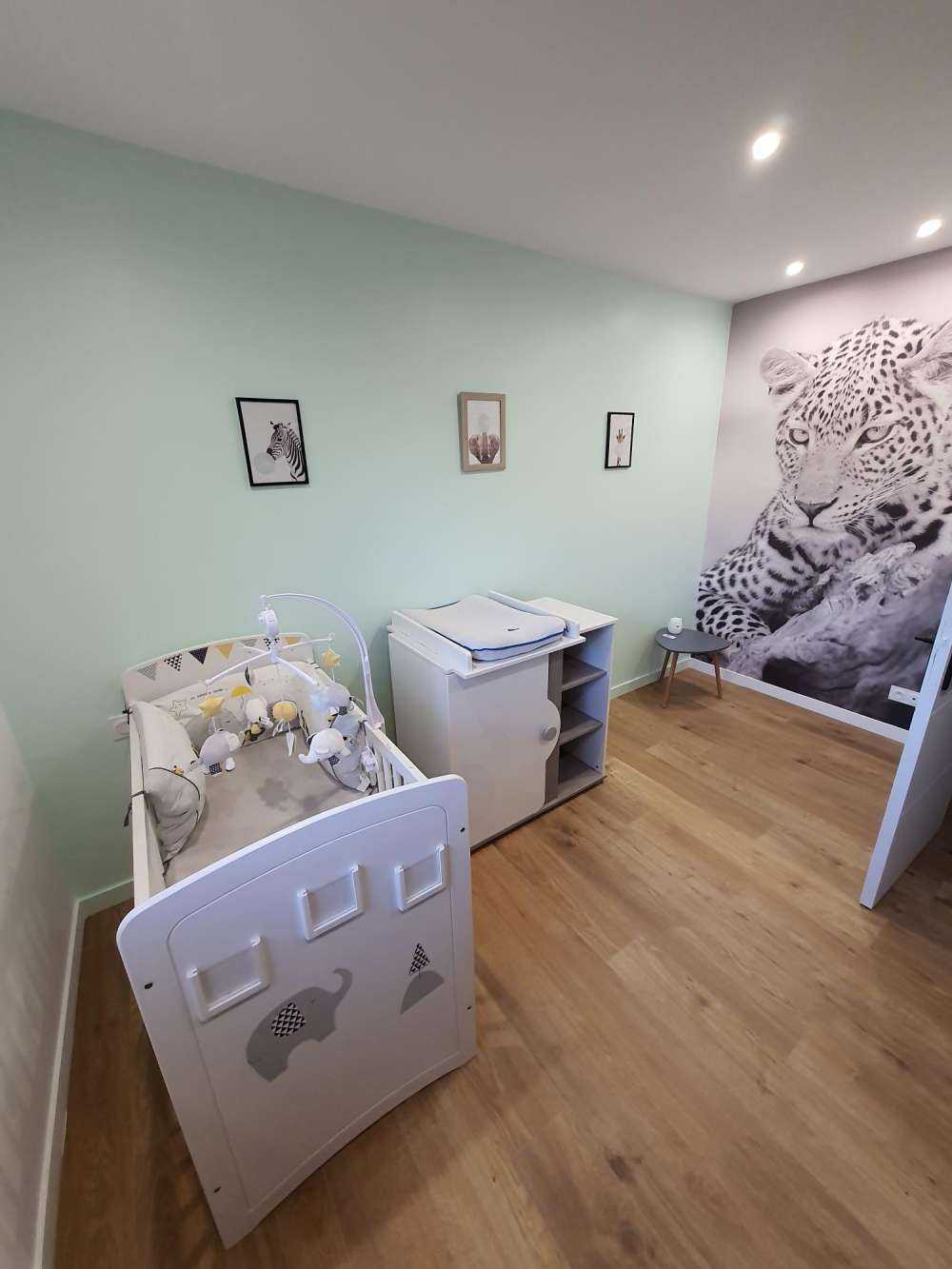 Leopard black, white