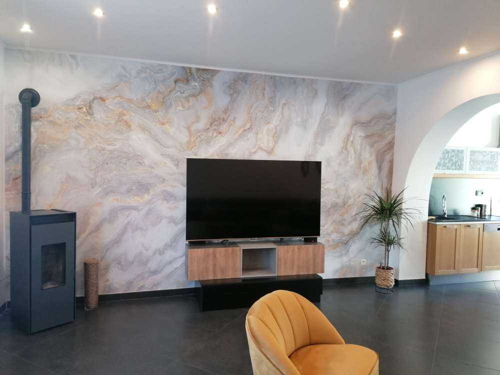 Colourful marble