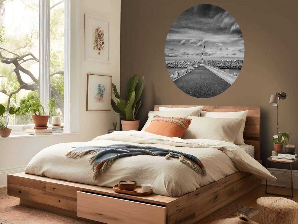 Quay wall of the marina of Cadzand Bad 