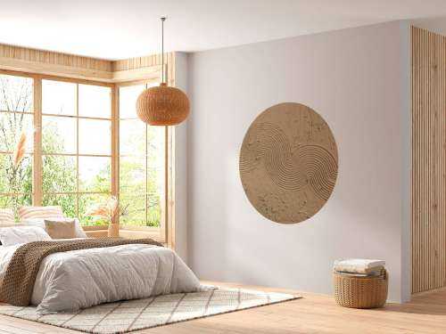 Zen Garden Texture in brown