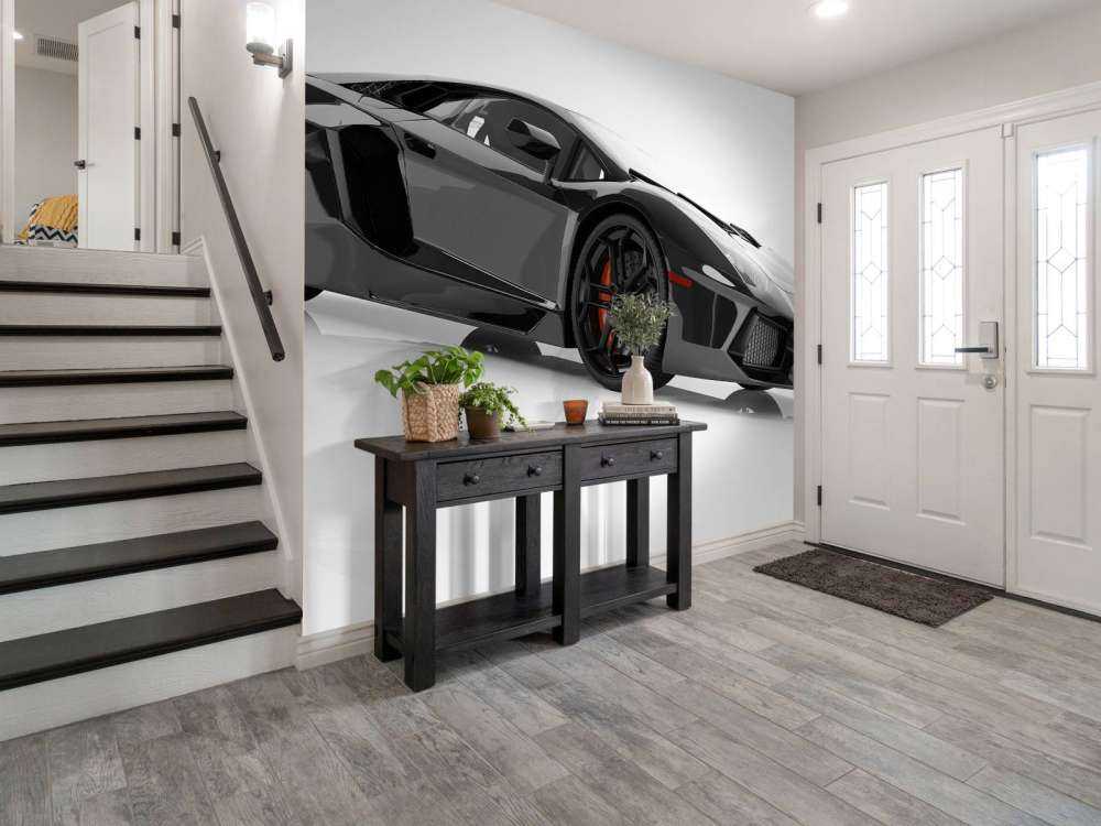 Black supercar