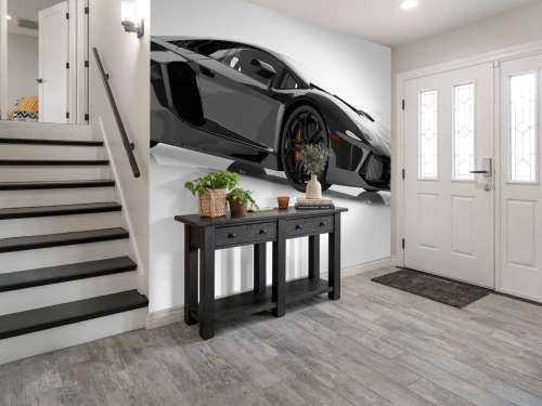 Black supercar