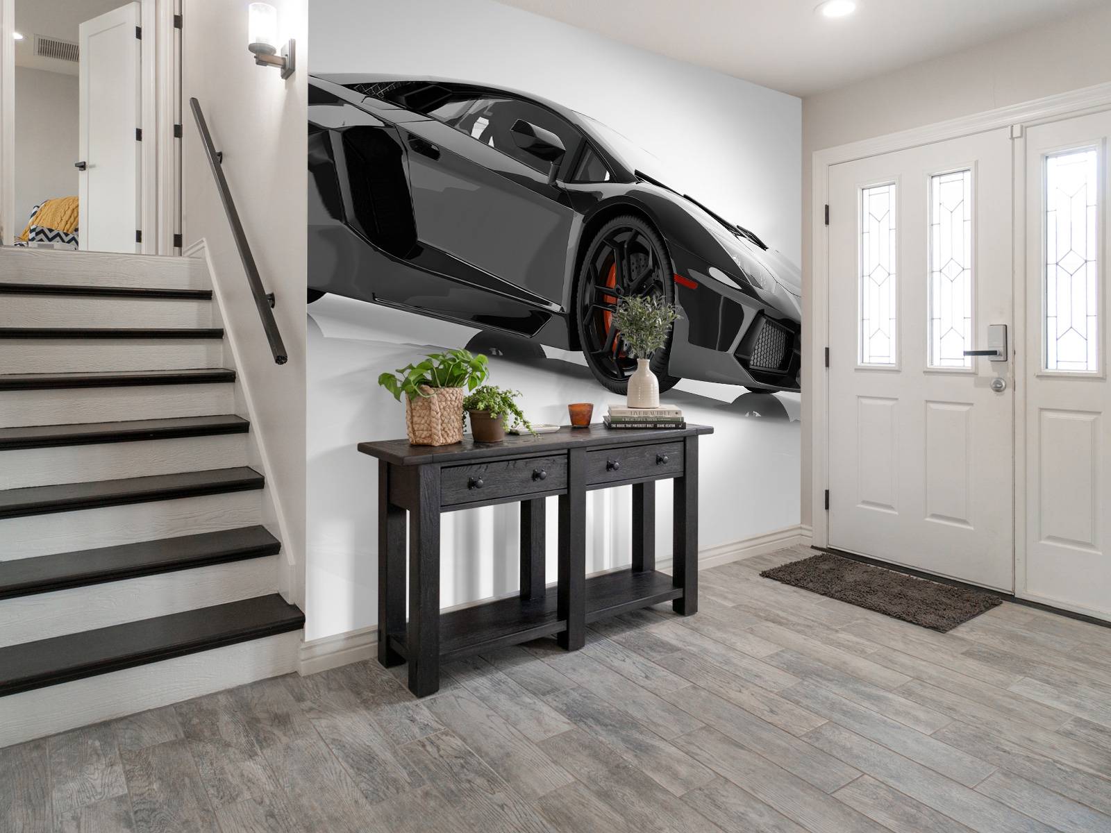 Black supercar
