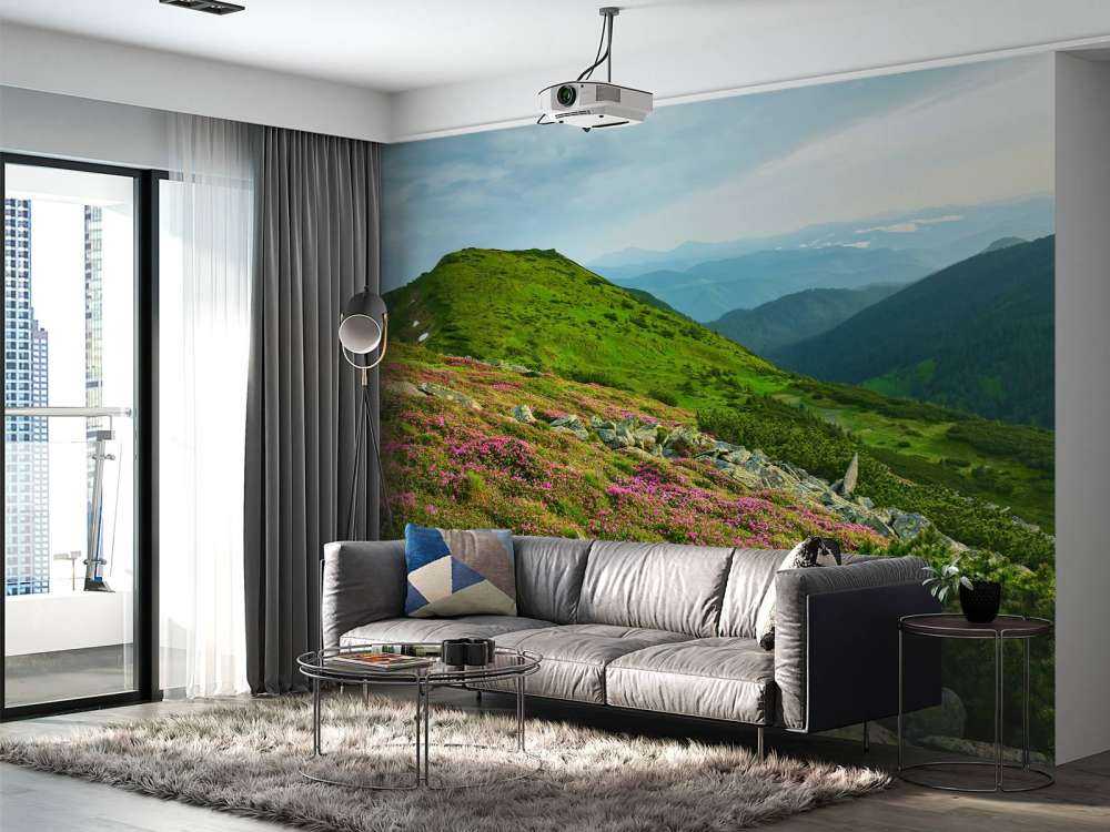 Rhododendrons in the mountains