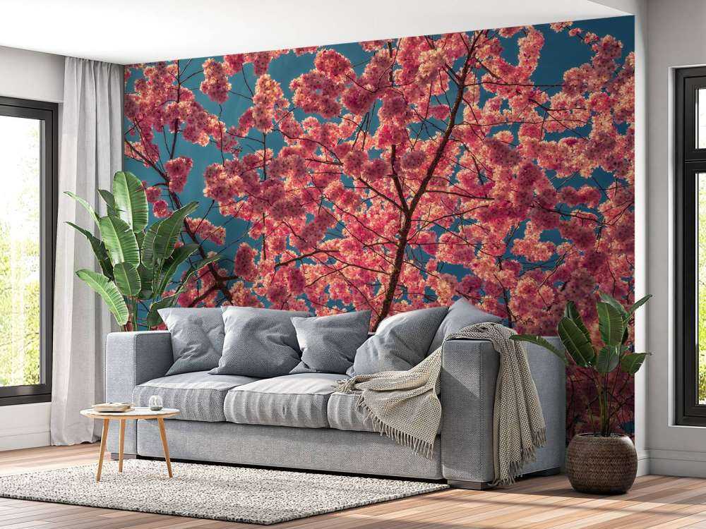 Bright pink blossoms