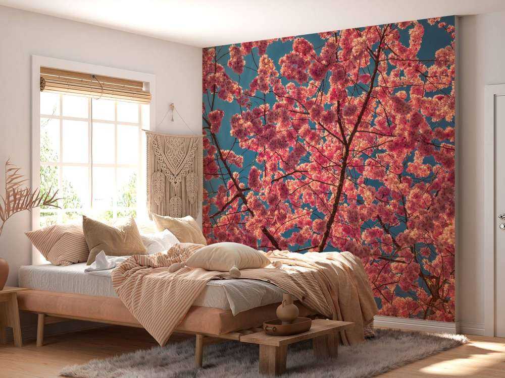 Bright pink blossoms