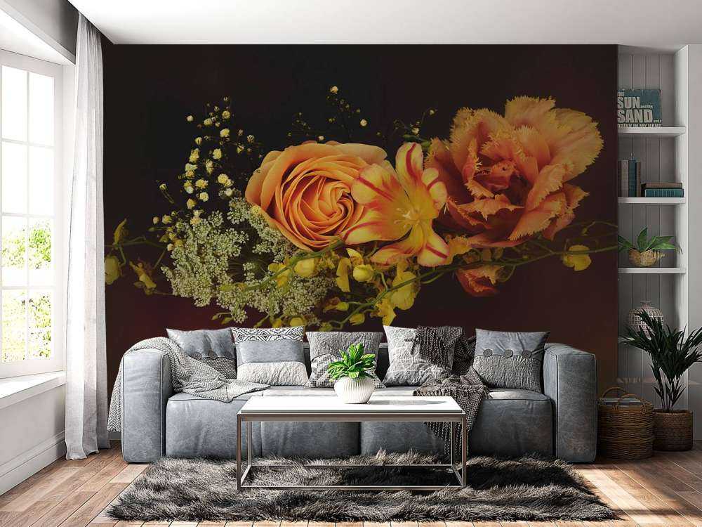 Compound floral garland