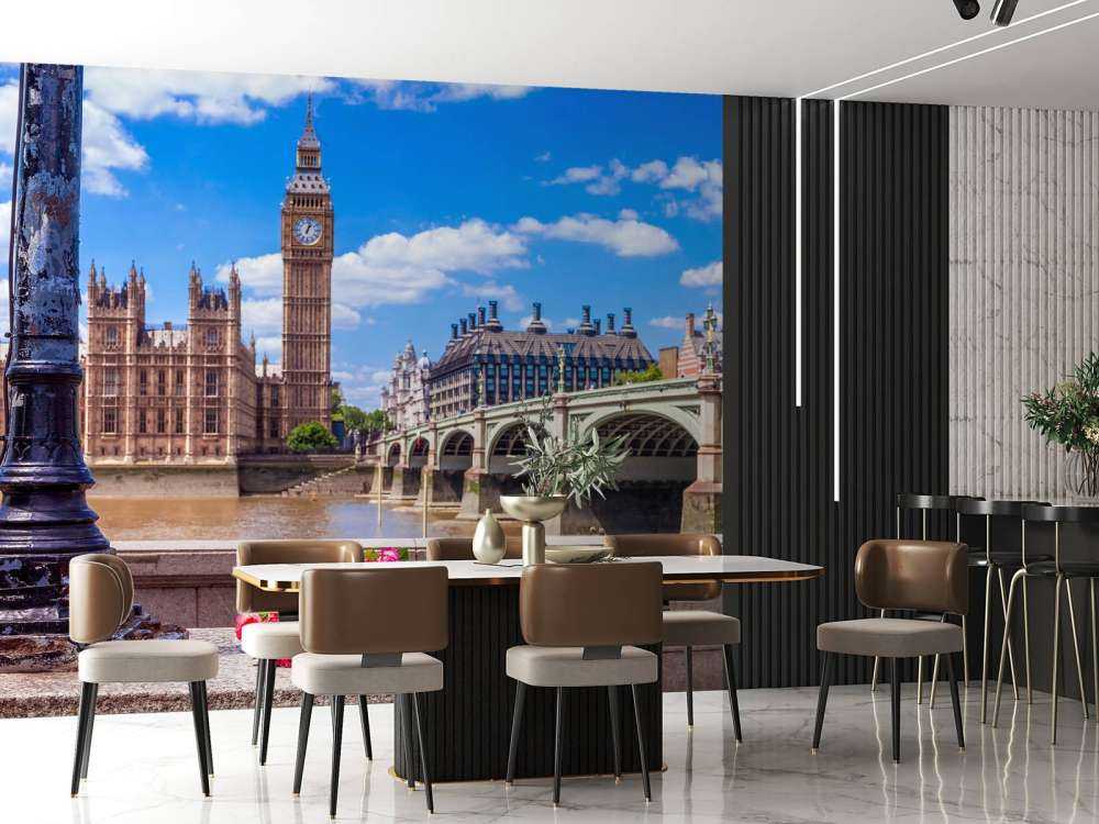 Pink roses in London