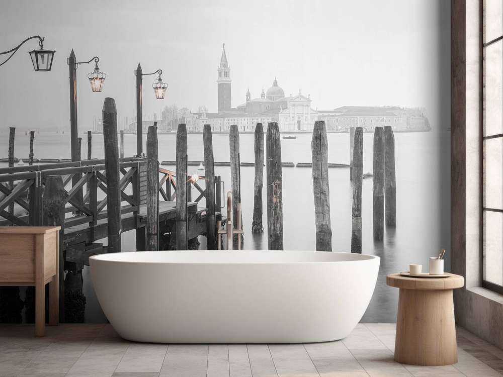 Venice in the fog