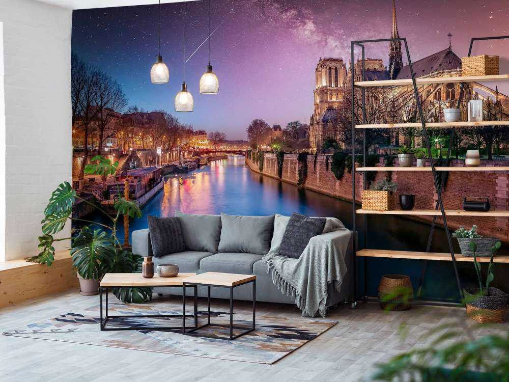 Paris in the evening