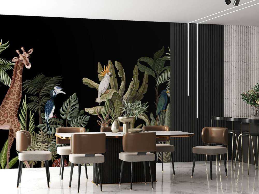 Various jungle animals