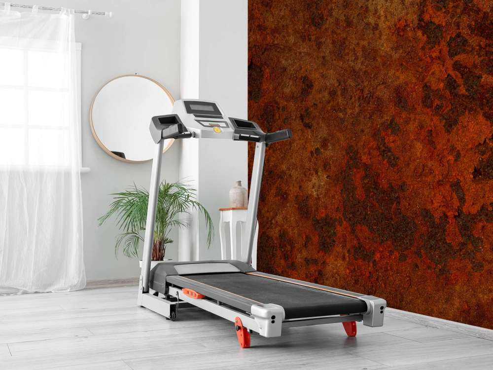 Rust coloured structure