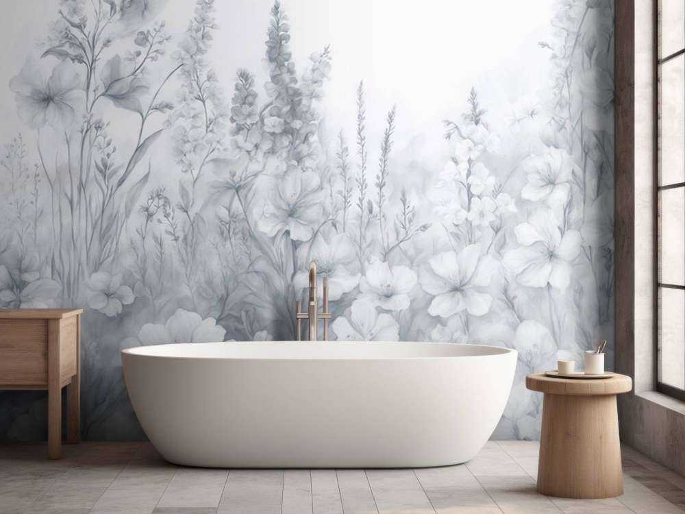 Tender English garden - blue