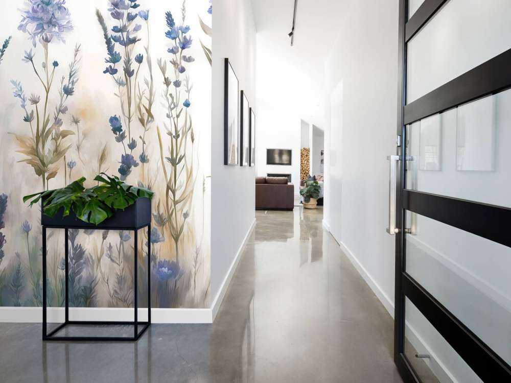 Lavender Glade Seamless Soft Blue