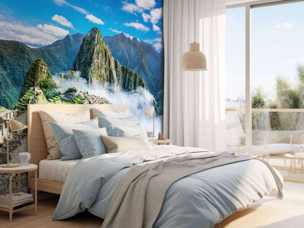 Machu Picchu in the fog