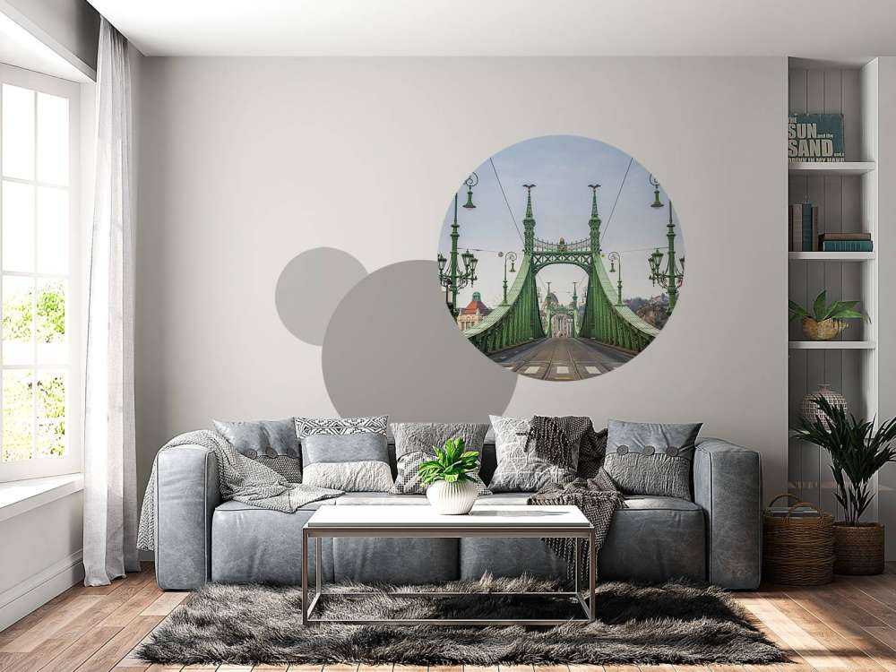 Tram line in Budapest