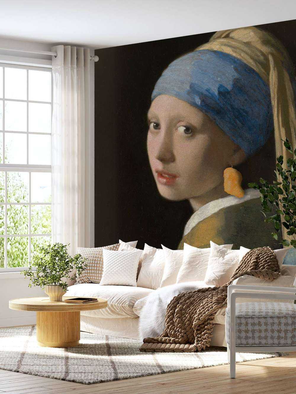 Girl with chicken nugget