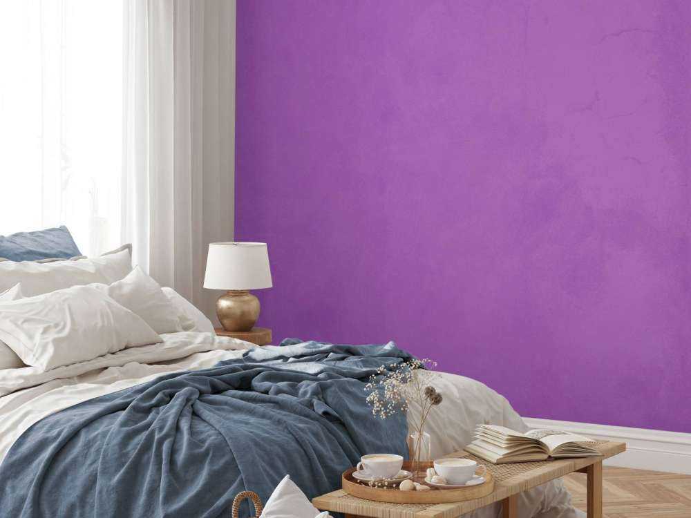 Violet purple concrete