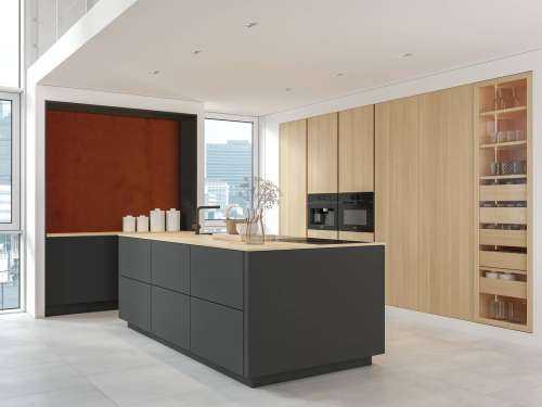 Liver red concrete