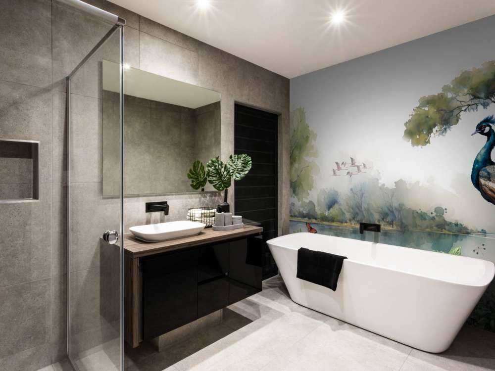 Peacock Paradise by the Water