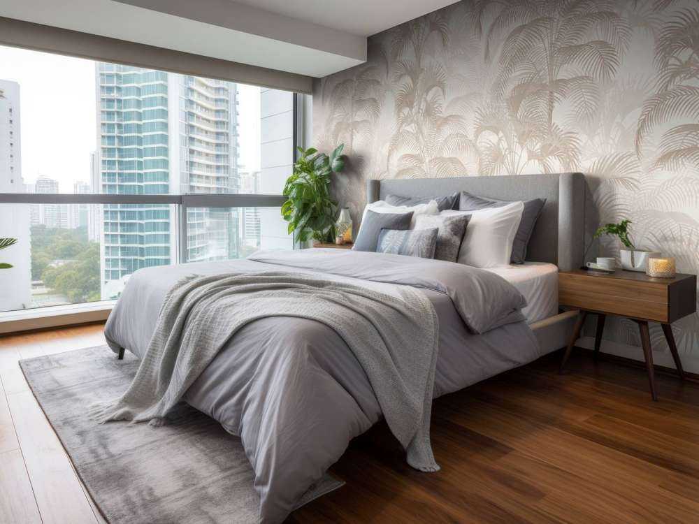 Tropical Vintage Palms - beige