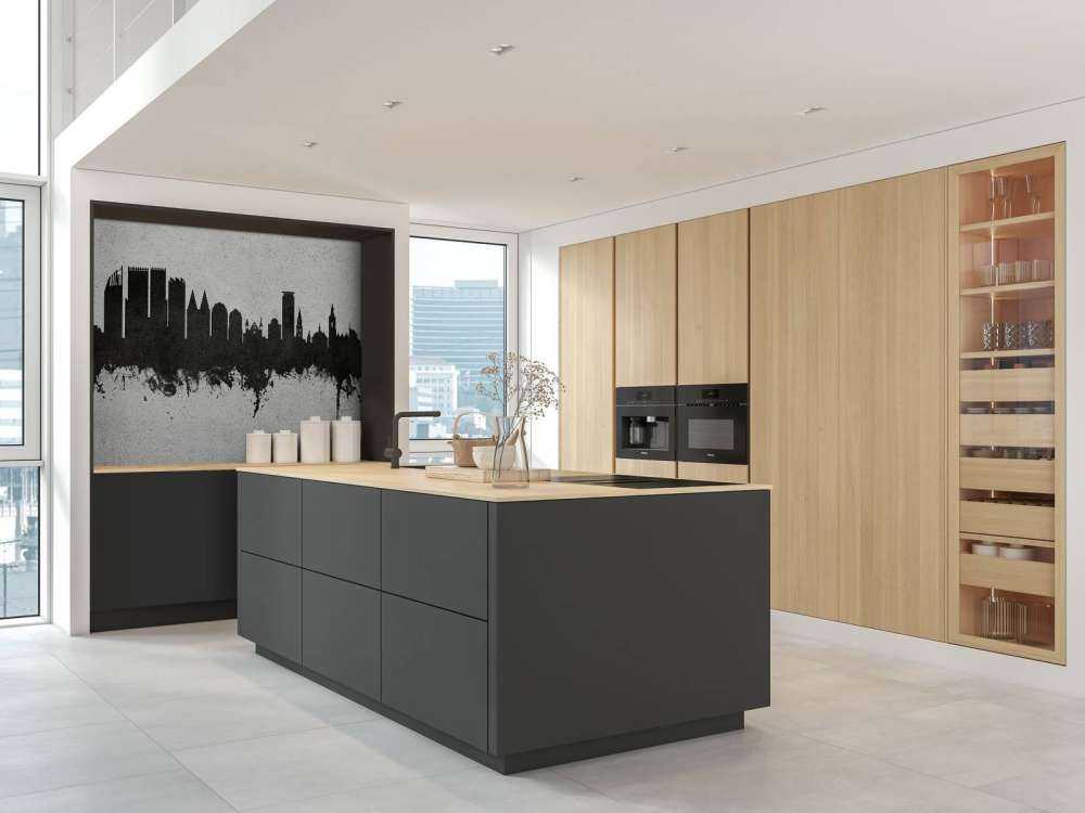 Watercolor skyline, The Hague