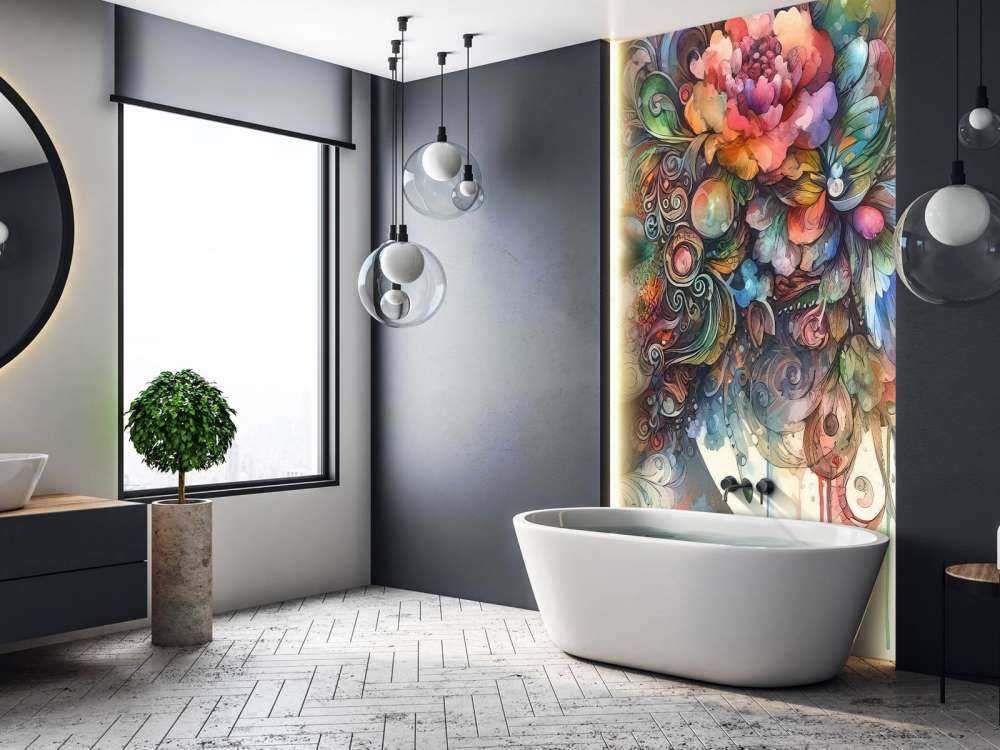 Watercolor Floral Woman #4