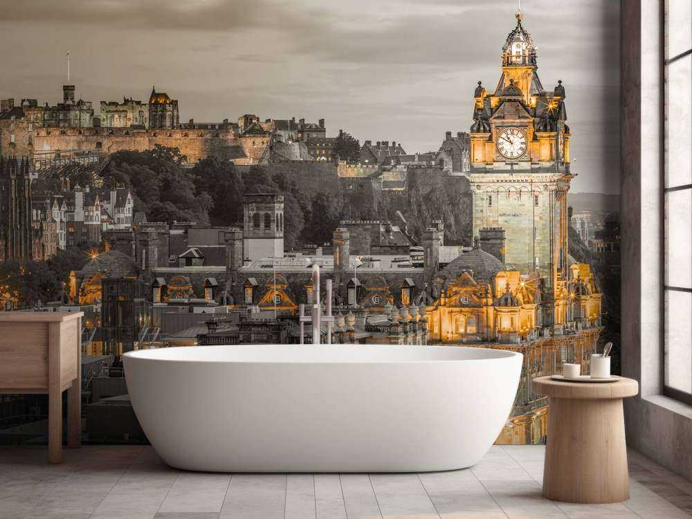 Edinburgh Castle and The Balmoral Hotel, Scotland