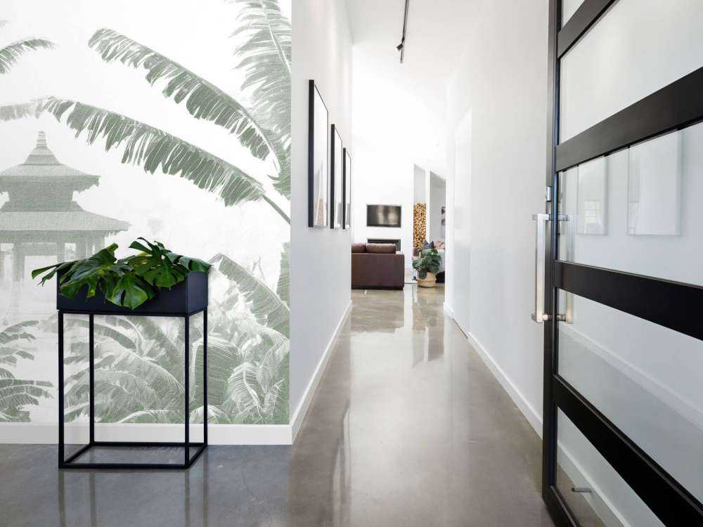 Misty Temple Garden, green